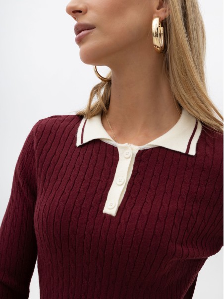 Sweter-IR-SW-55003.73-bordowy