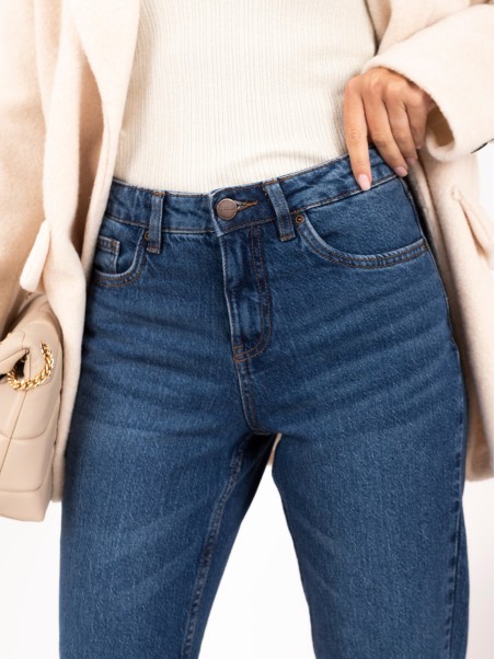 Spodnie jeans-D85096AH62682D319-ciemny niebieski