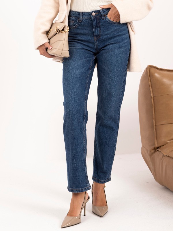 Spodnie jeans-D85096AH62682D319-ciemny niebieski