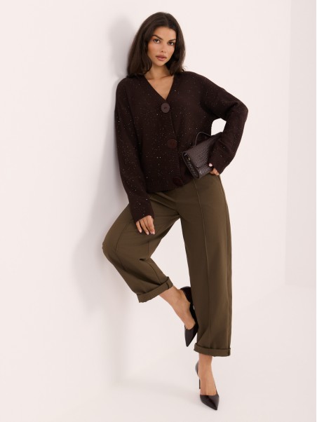 Sweter-IR-SW-W2693.29-ciemny brązowy