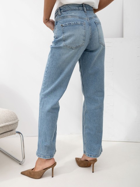 Spodnie jeans-D85096AH62682L232-jasny niebieski 2