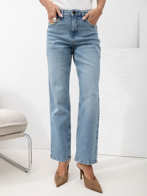 Spodnie jeans-D85096AH62682L232-jasny niebieski