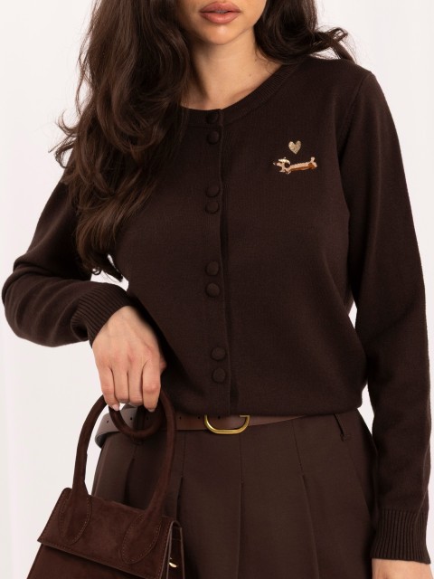 Sweter-IR-SW-57888.84-ciemny brązowy
