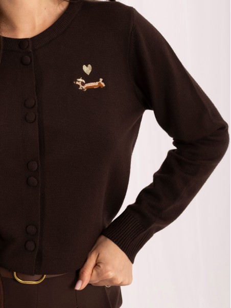 Sweter-IR-SW-57888.84-ciemny brązowy
