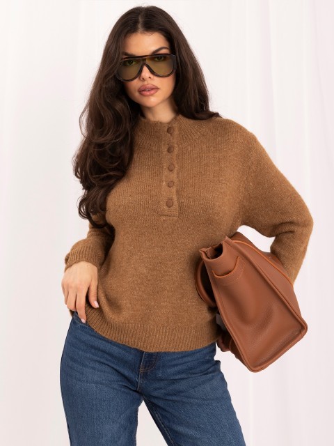 Sweter-IR-SW-K17003.99-camelowy 2