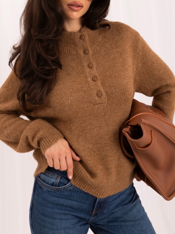 Sweter-IR-SW-K17003.99-camelowy