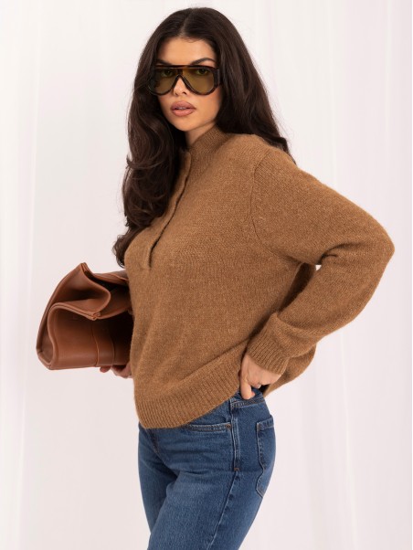 Sweter-IR-SW-K17003.99-camelowy