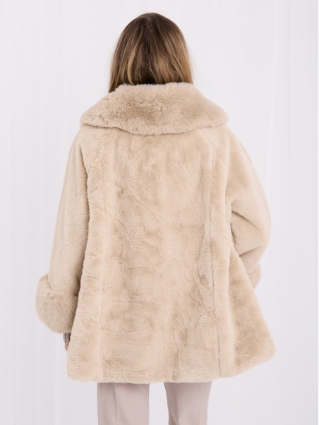 Płaszcz-IT-PL-2217.99-jasny beżowy