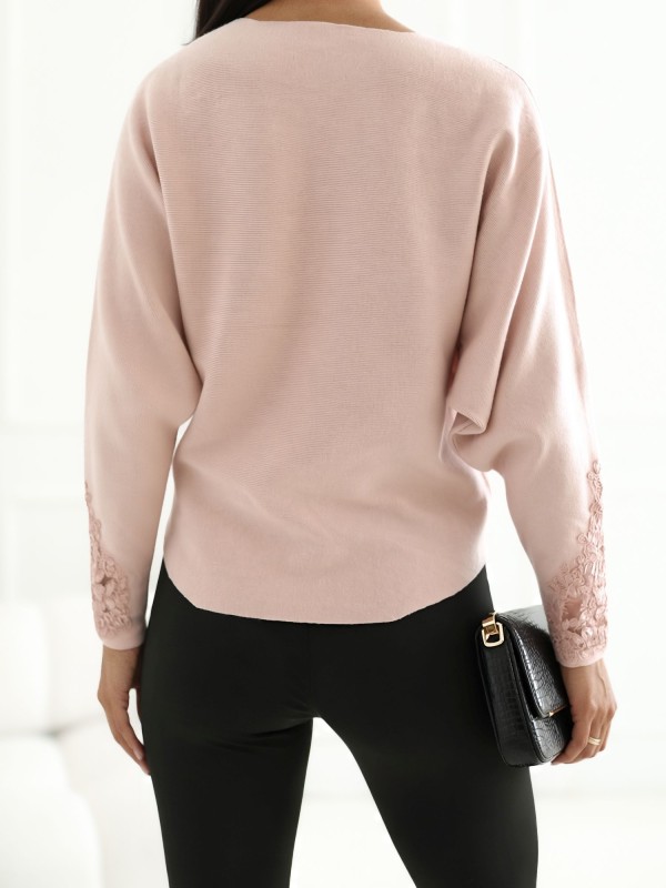 Sweter-CS-SW-B0167.82-jasny różowy