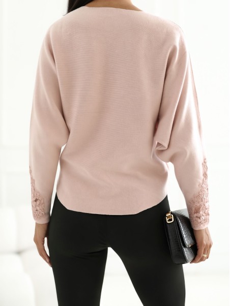 Sweter-CS-SW-B0167.82-jasny różowy