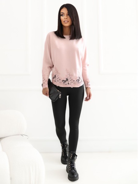 Sweter-CS-SW-B0167.82-jasny różowy