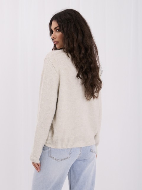 Sweter-IR-SW-K17003.99-jasny beżowy 2