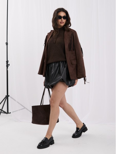 Sweter-IR-SW-K17003.99-ciemny brązowy