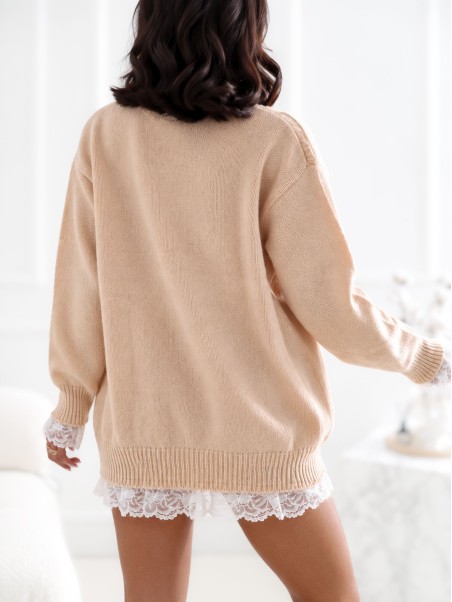 Sweter-CS-SW-KK2130.10-beżowy