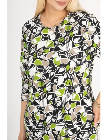 Suknelė su raštais