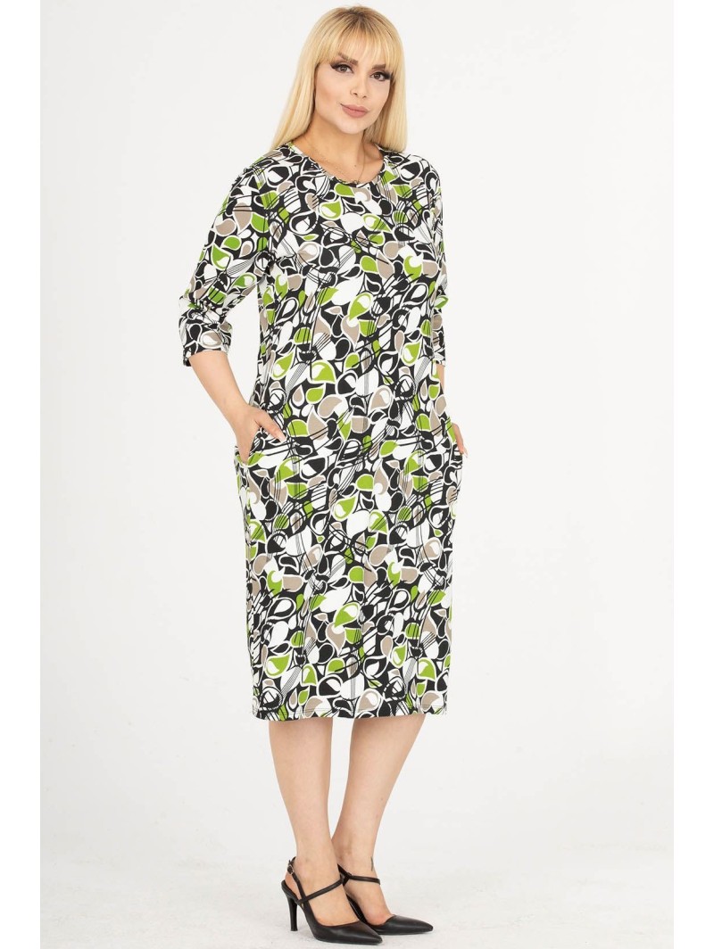 Suknelė su raštais