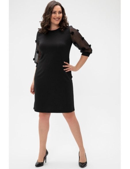 Juoda elegantiška suknelė ❤️ Suknelės apkūnioms