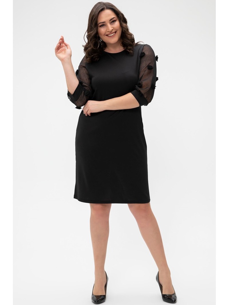 Juoda elegantiška suknelė ❤️ Suknelės apkūnioms