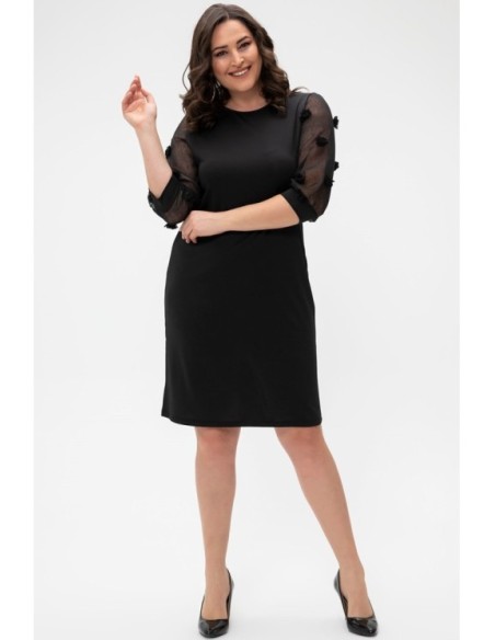 Juoda elegantiška suknelė ❤️ Suknelės apkūnioms