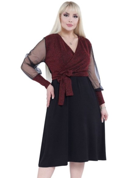 Elegantiška suknelė su iškirpte ❤️ Suknelės apkūnioms