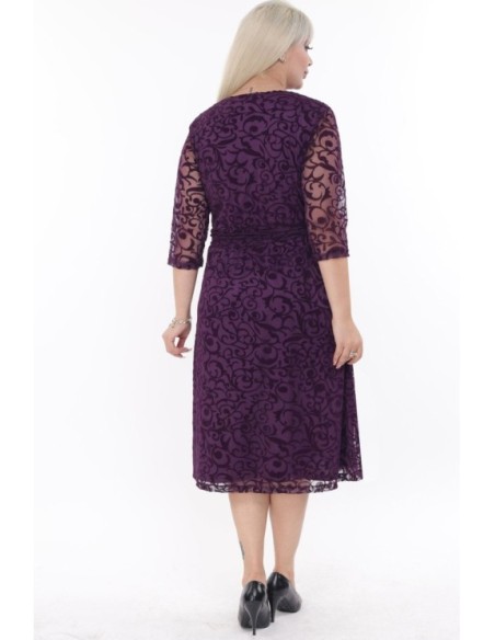 Elegantiška violetinė suknelė ❤️ Suknelės apkūnioms