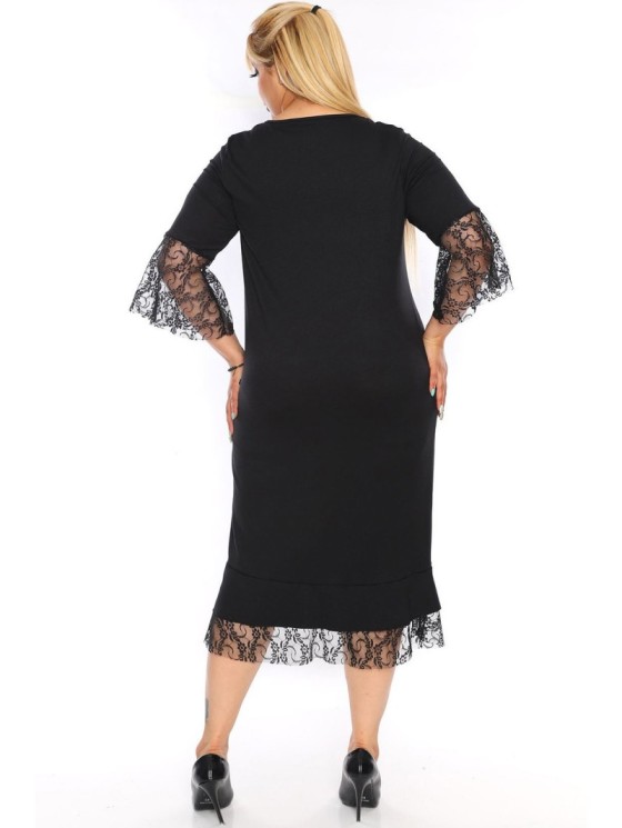 Juoda klasikinė suknelė 2