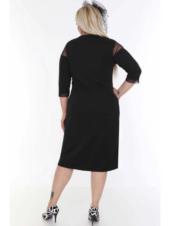 Juoda klasikinė suknelė 2