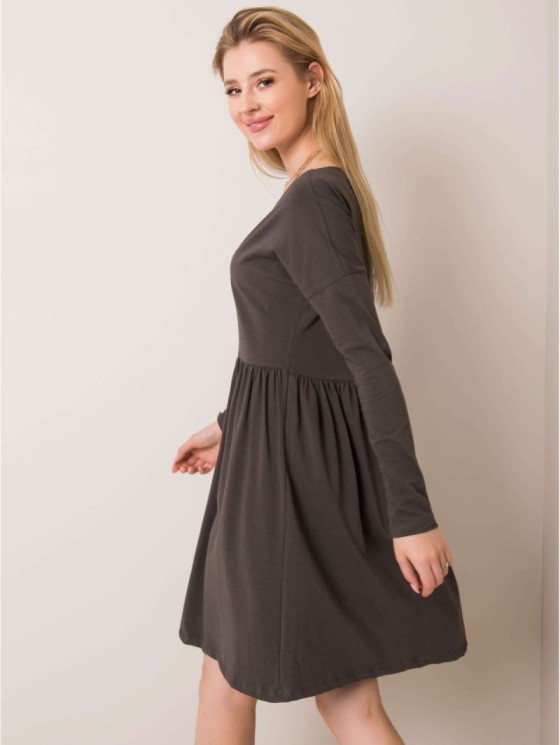 Sukienka-RV-SK-5889.41P-ciemny khaki 2