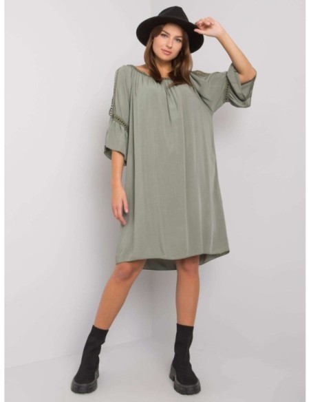 Sukienka-TW-SK-BI-82314.48-khaki