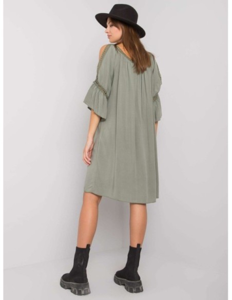 Sukienka-TW-SK-BI-82314.48-khaki