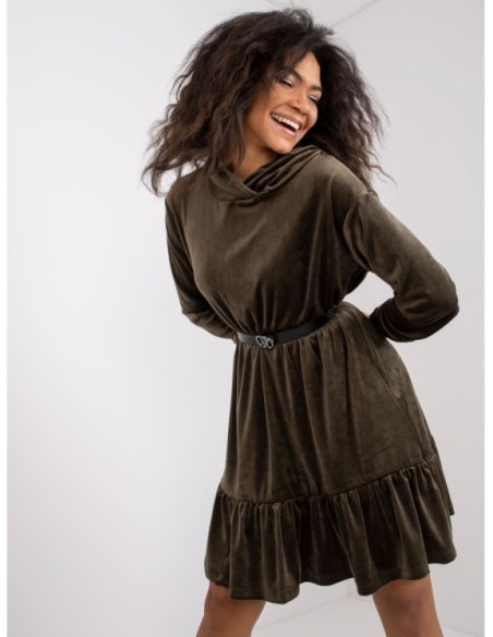 Sukienka-FA-SK-7563.11P-ciemny khaki