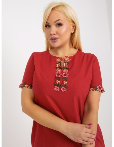 Sukienka-LK-SK-506309.50-bordowy