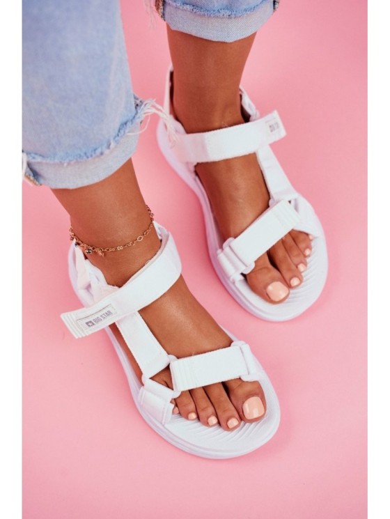 Women's Sandals Big Star White FF274A603 2