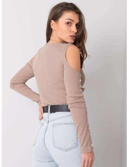 Bluzka-RV-BZ-5099-1.07-ciemny bezowy