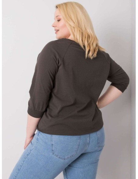 Bluzka-RV-BZ-6391.48-ciemny khaki
