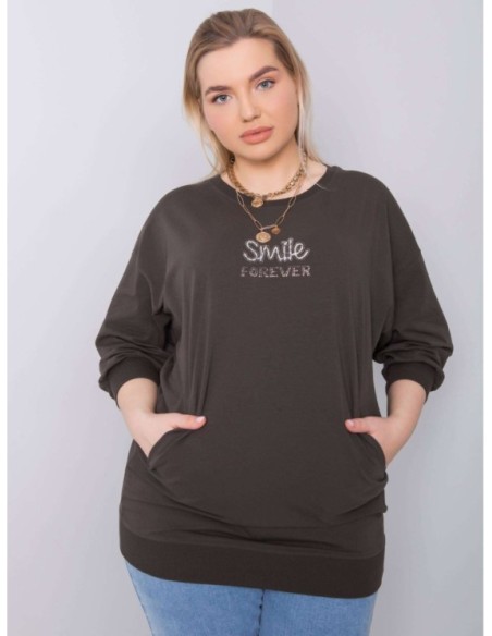 Bluzka-RV-BZ-6388.55P-ciemny khaki