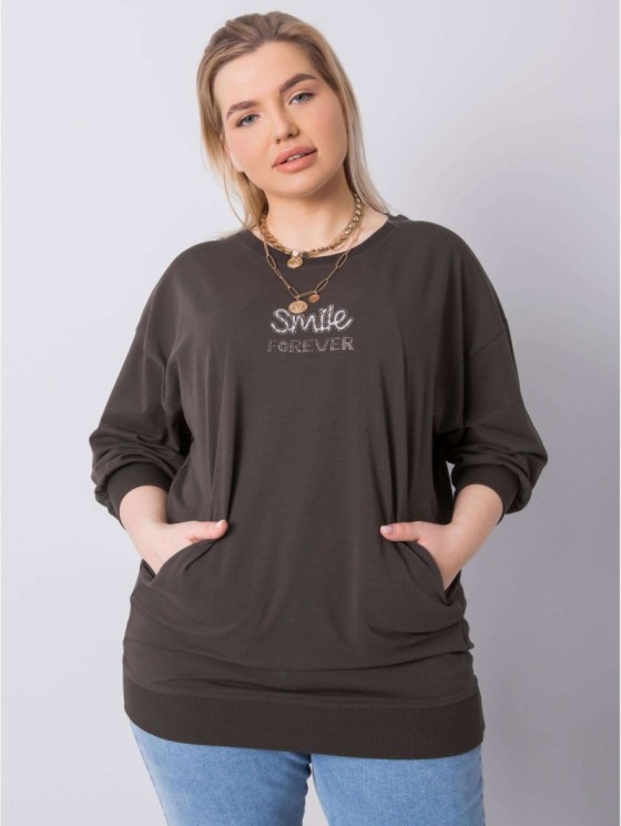 Bluzka-RV-BZ-6388.55P-ciemny khaki 2