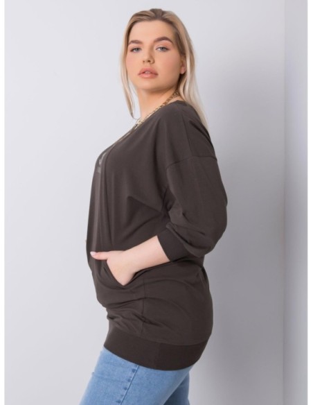 Bluzka-RV-BZ-6388.55P-ciemny khaki