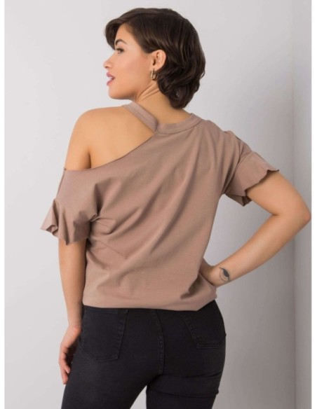 Bluzka-FA-BZ-6946.93P-ciemny bezowy