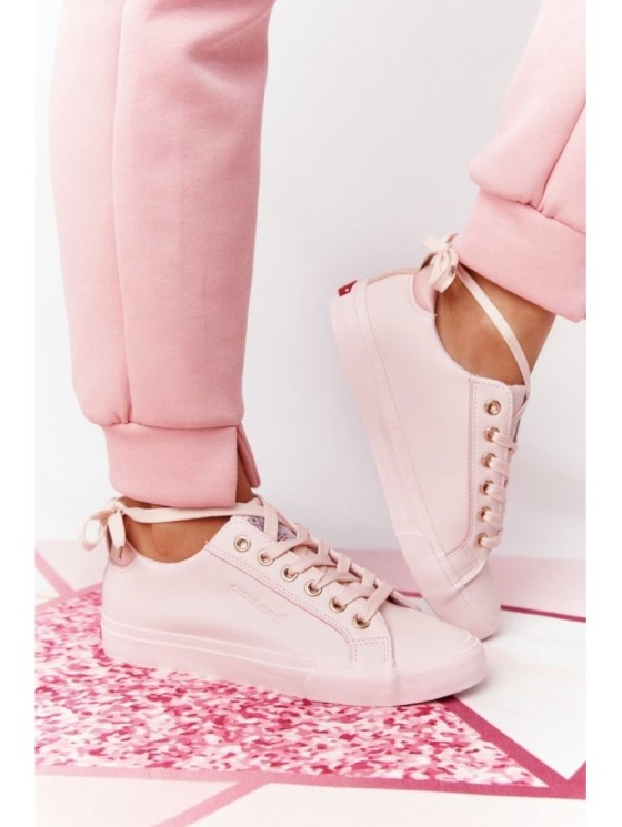 Women's Leather Sneakers CROSS JEANS HH2R4004C Pink