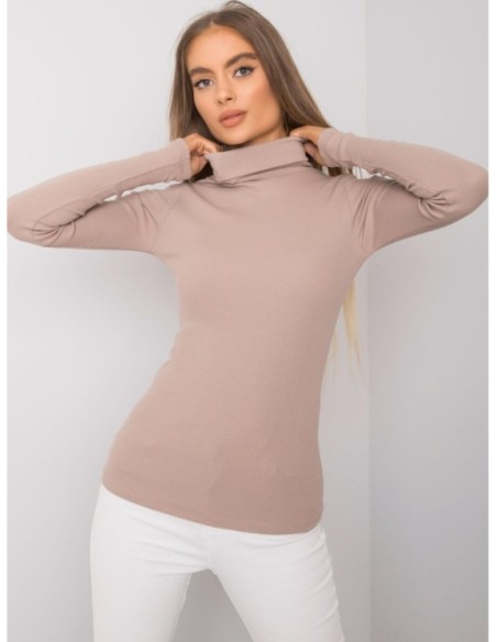 Bluzka-RV-BZ-7182.01P-ciemny bezowy