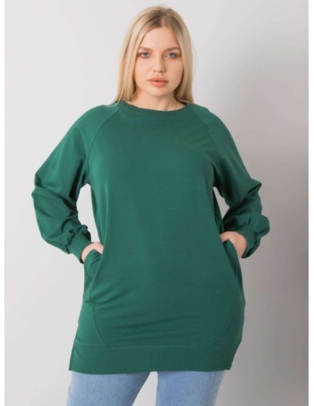 Bluzka-RV-BZ-7227.95-ciemny zielony