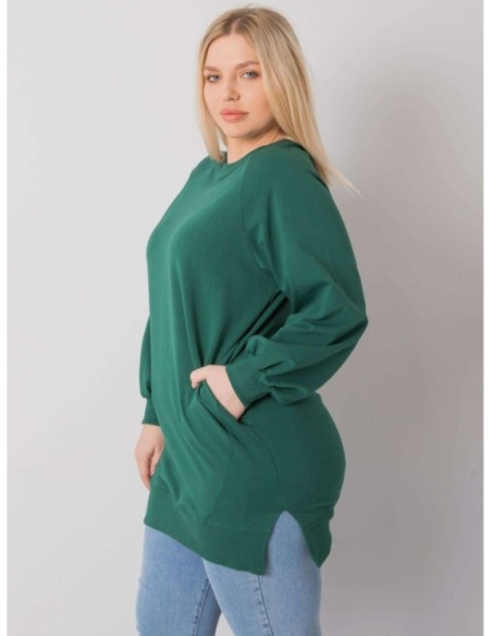 Bluzka-RV-BZ-7227.95-ciemny zielony