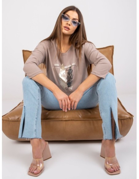 Bluzka-RV-BZ-0224.42-ciemny bezowy