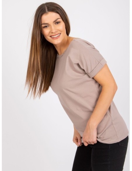 Bluzka-RV-BZ-7544.00-ciemny bezowy