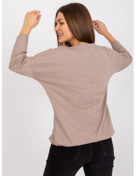 Bluzka-RV-BZ-7545.42P-ciemny bezowy