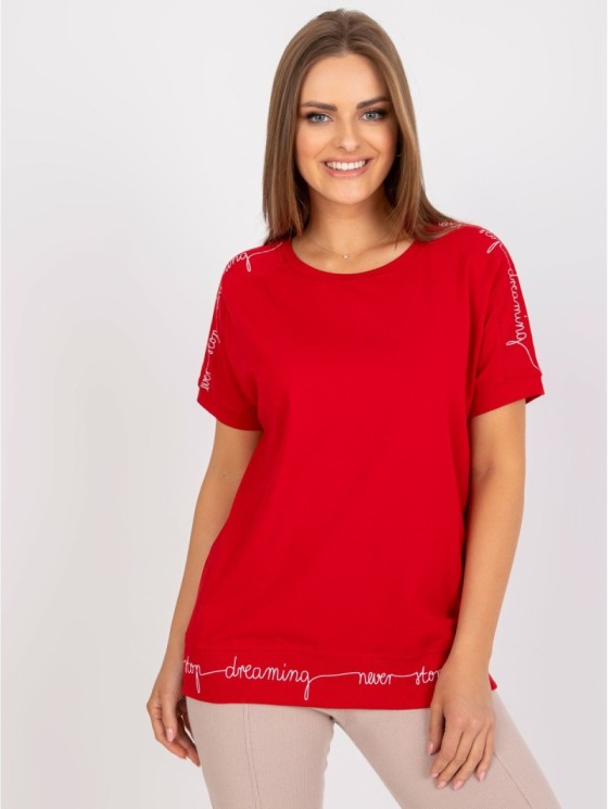 Bluzka-RV-BZ-7647.62P-czerwony 2