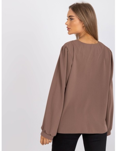 Bluzka-LK-BZ-508827.62P-ciemny bezowy