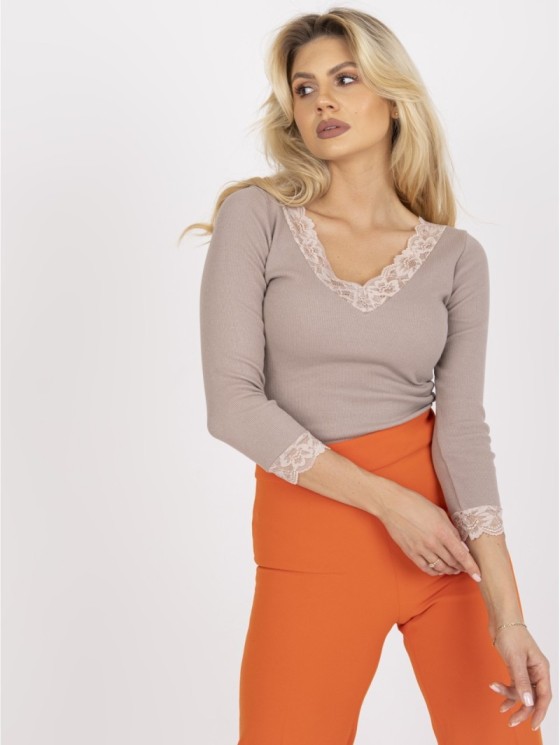 Bluzka-RV-BZ-7843.44P-ciemny bezowy 2