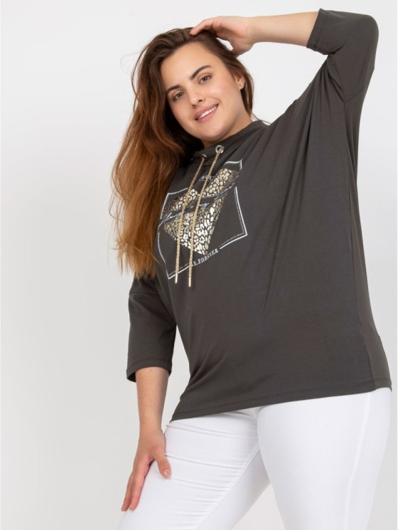 Bluzka-RV-BZ-7485.13P-ciemny khaki 2